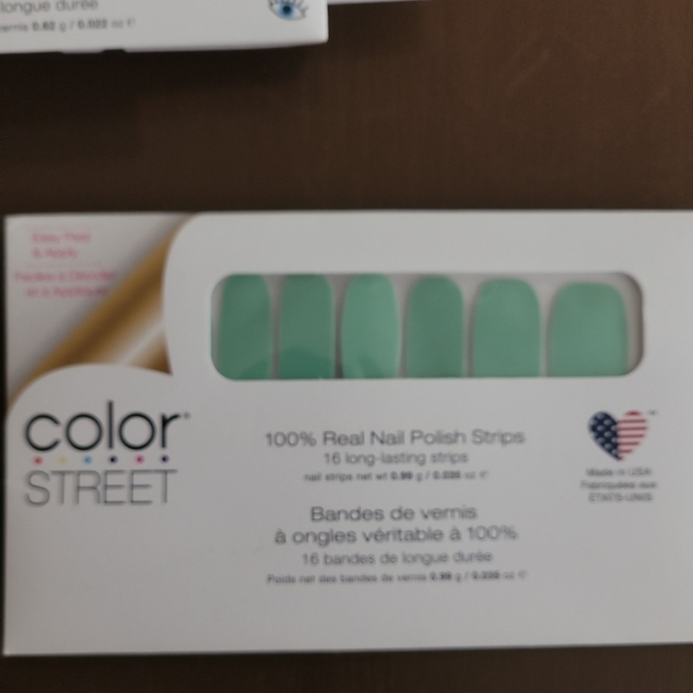 Color Street Mint Nail Polish Strips